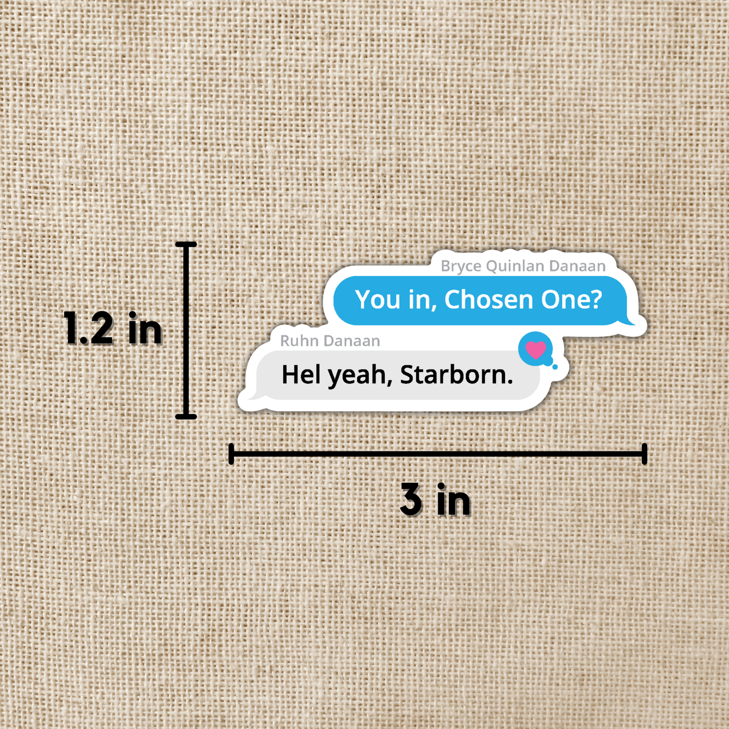 You In, Chosen One Sticker | Crescent City