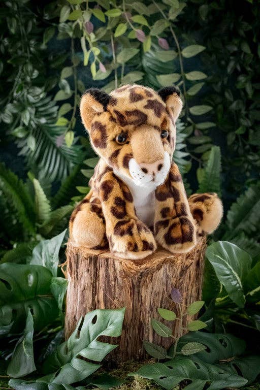 12" Stuffed Leopard