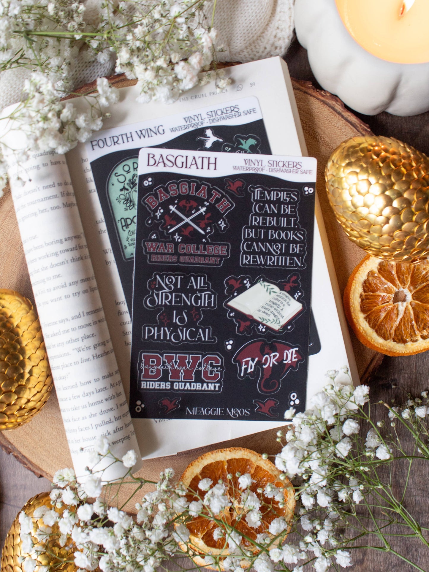 Fourth Wing | Basgiath Sticker Sheet