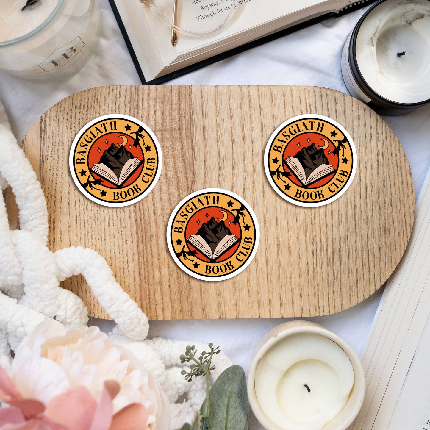 Basgiath Book Club Sticker - Fourth Wing Inspired