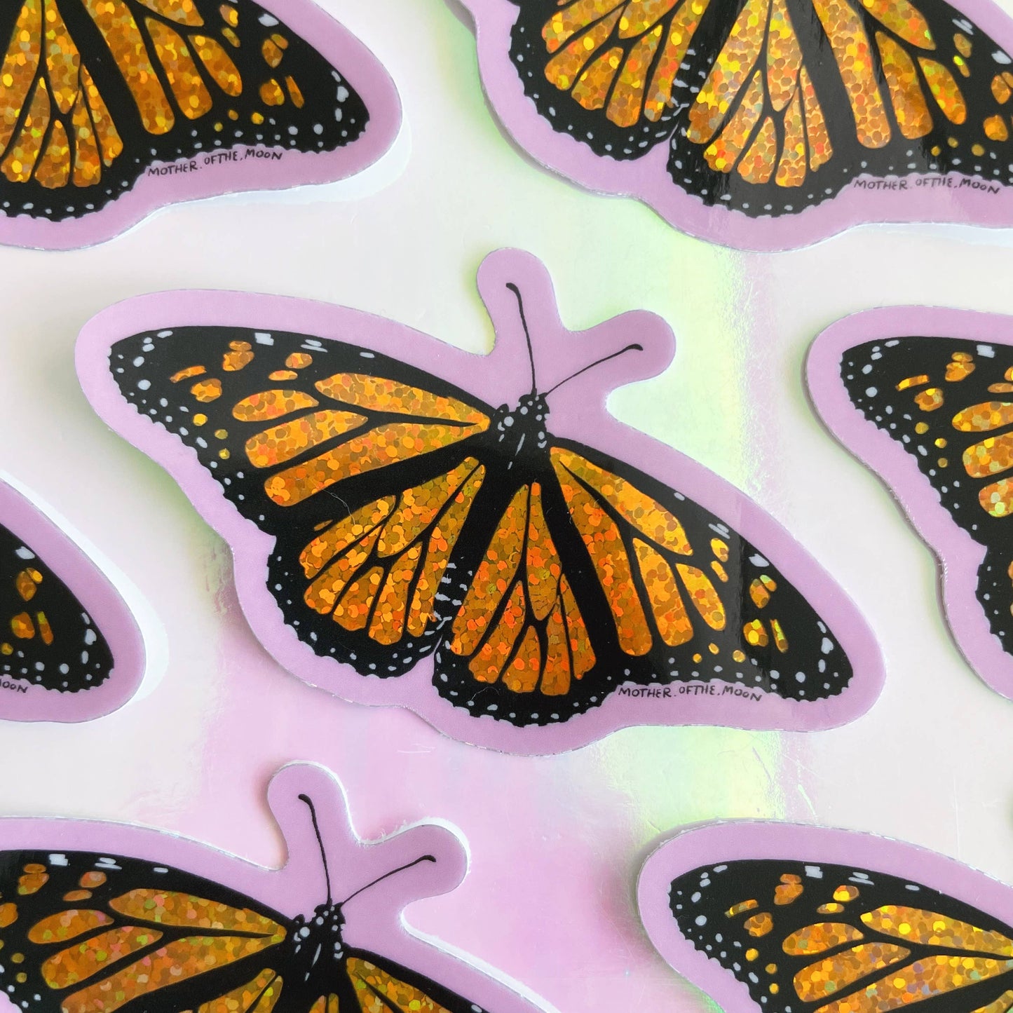 Monarch Butterfly Metamorphosis Sticker Pack