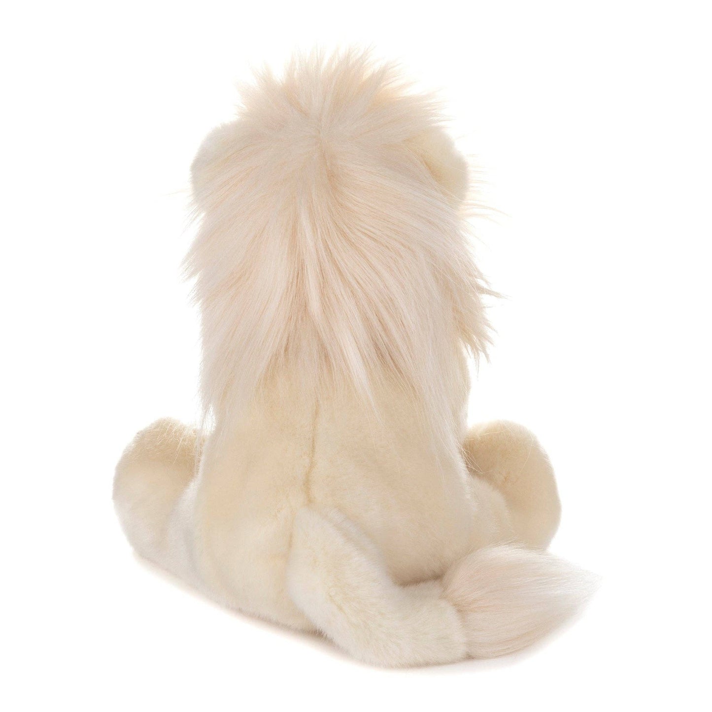 12" Stuffed White Lion