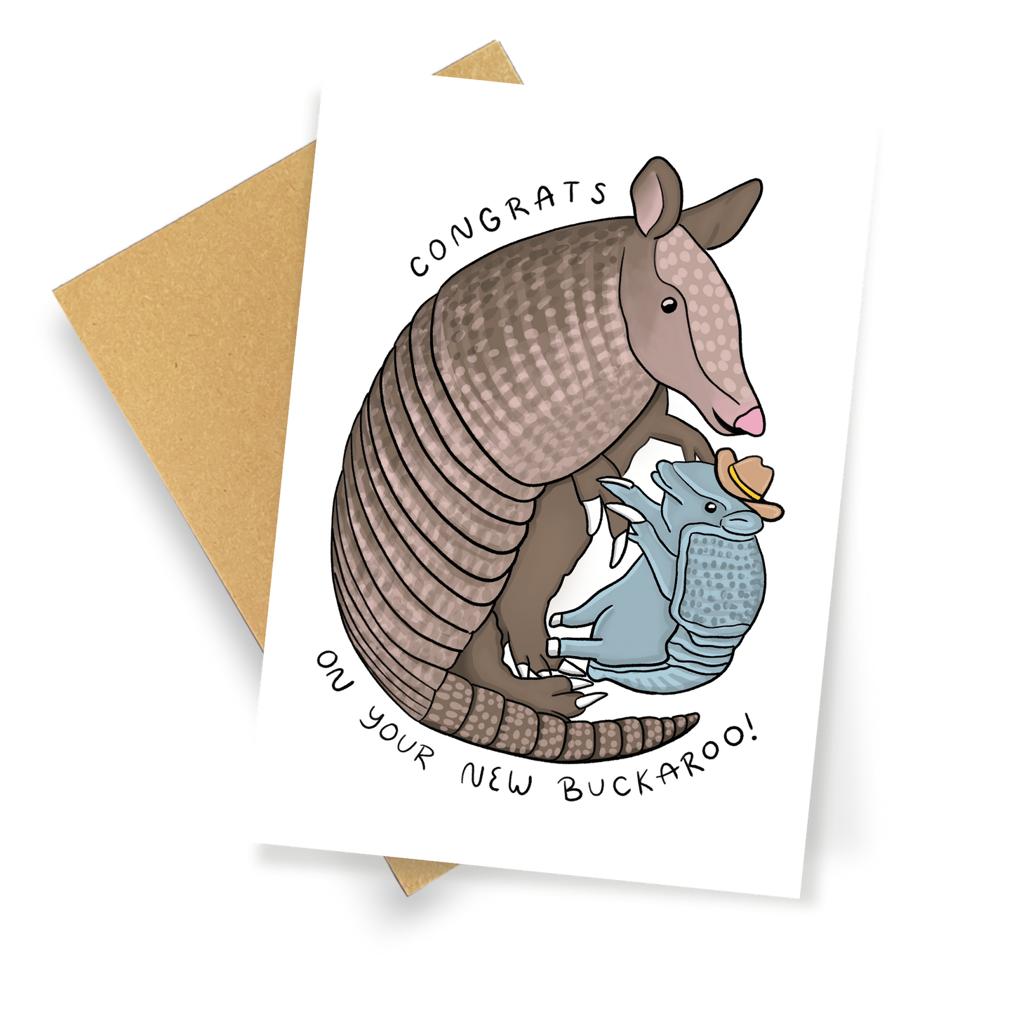 New Buckaroo (New baby) Greeting Card