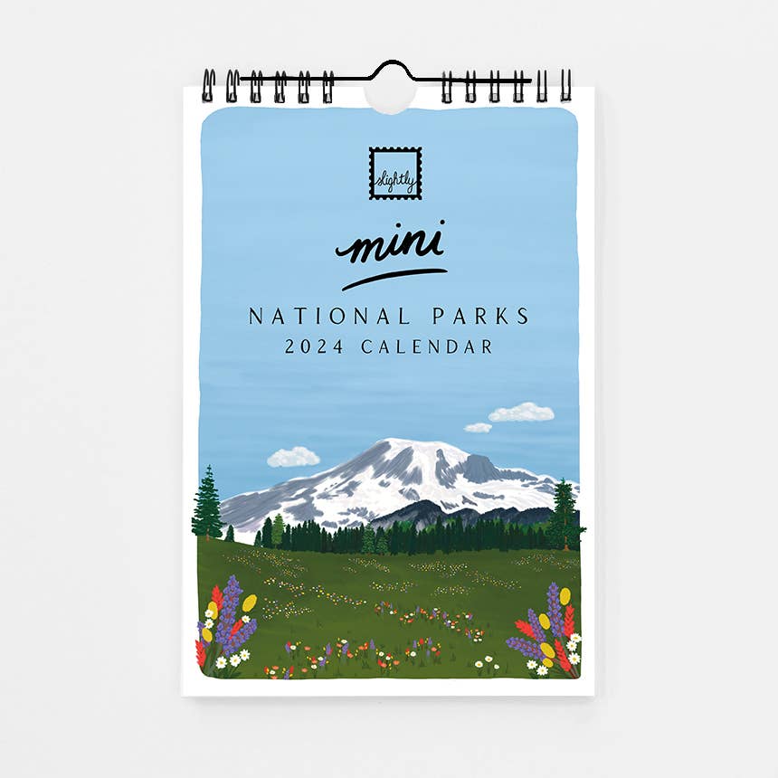 2024 Mini National Parks Wall Calendar