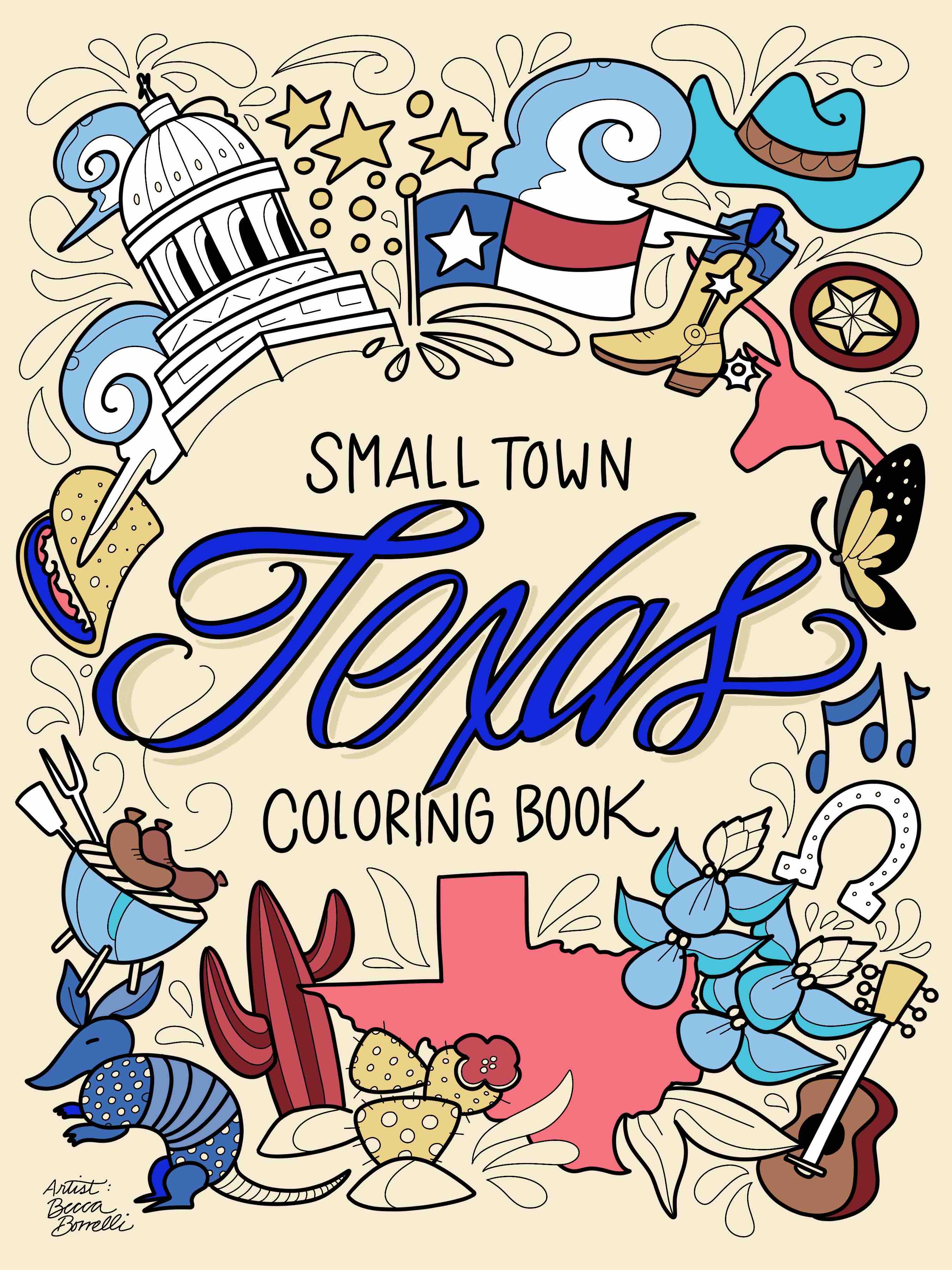 Tiny Texas Coloring Book [Book]