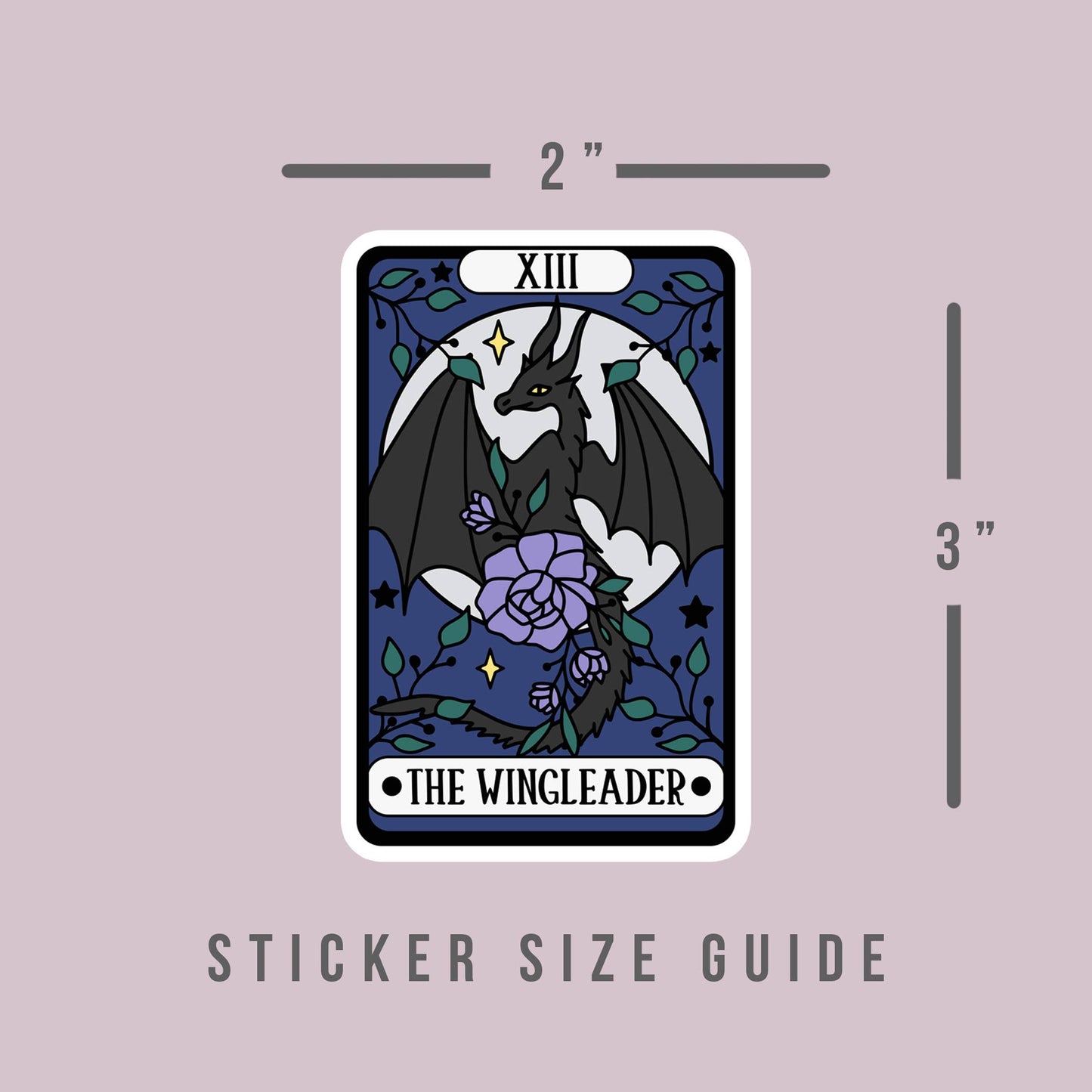 Tarot Card Sticker - The Wingleader