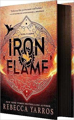 Iron Flame (The Empyrean, 2) Limited Edition Stained Black Edges