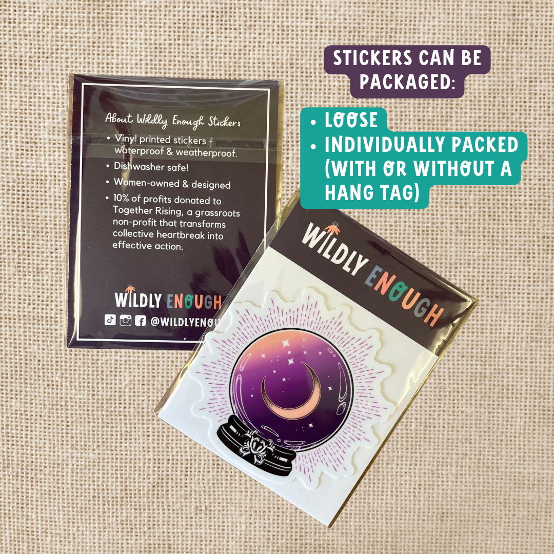 Violet Hugging Andarna Sticker | Fourth Wing