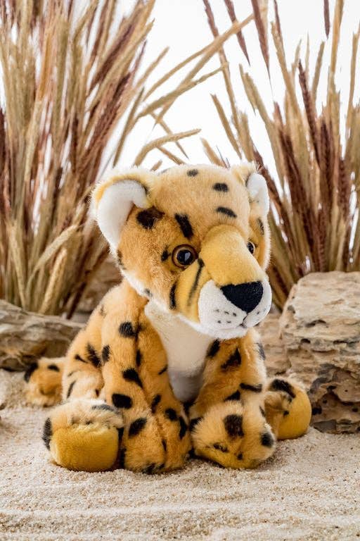 12" Stuffed Cheetah