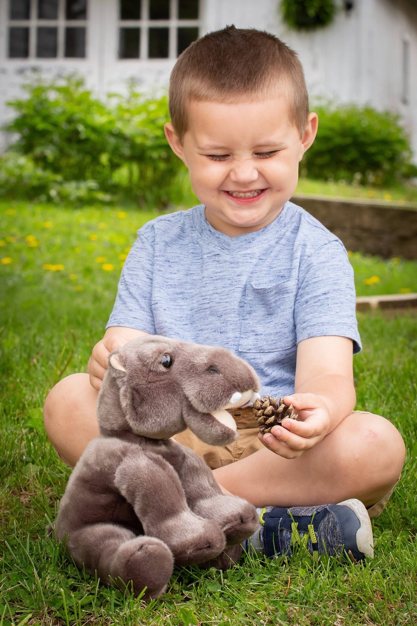 12" Stuffed Hippopotamus