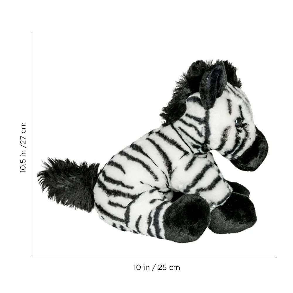 12" Stuffed Zebra