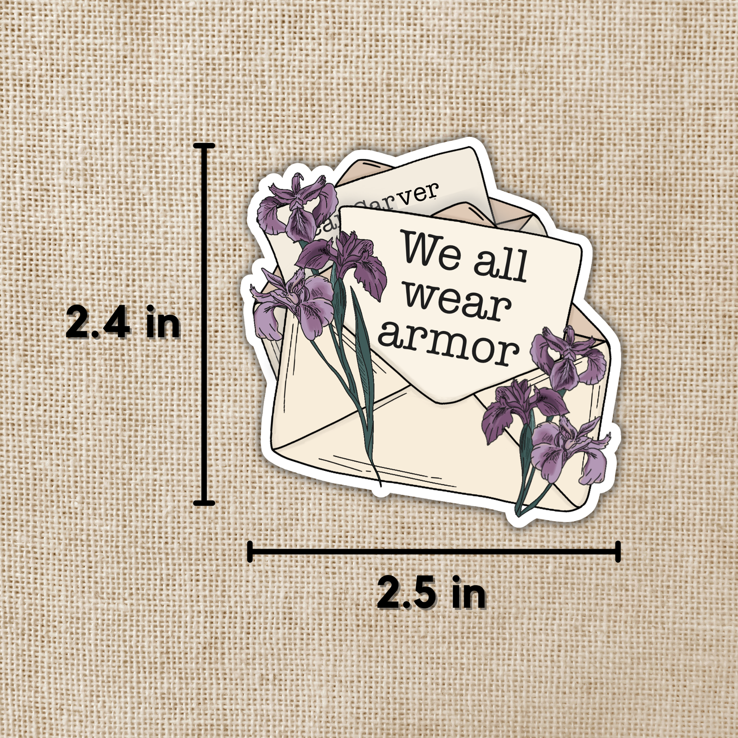 We All Wear Armor Sticker | Divine Rivals