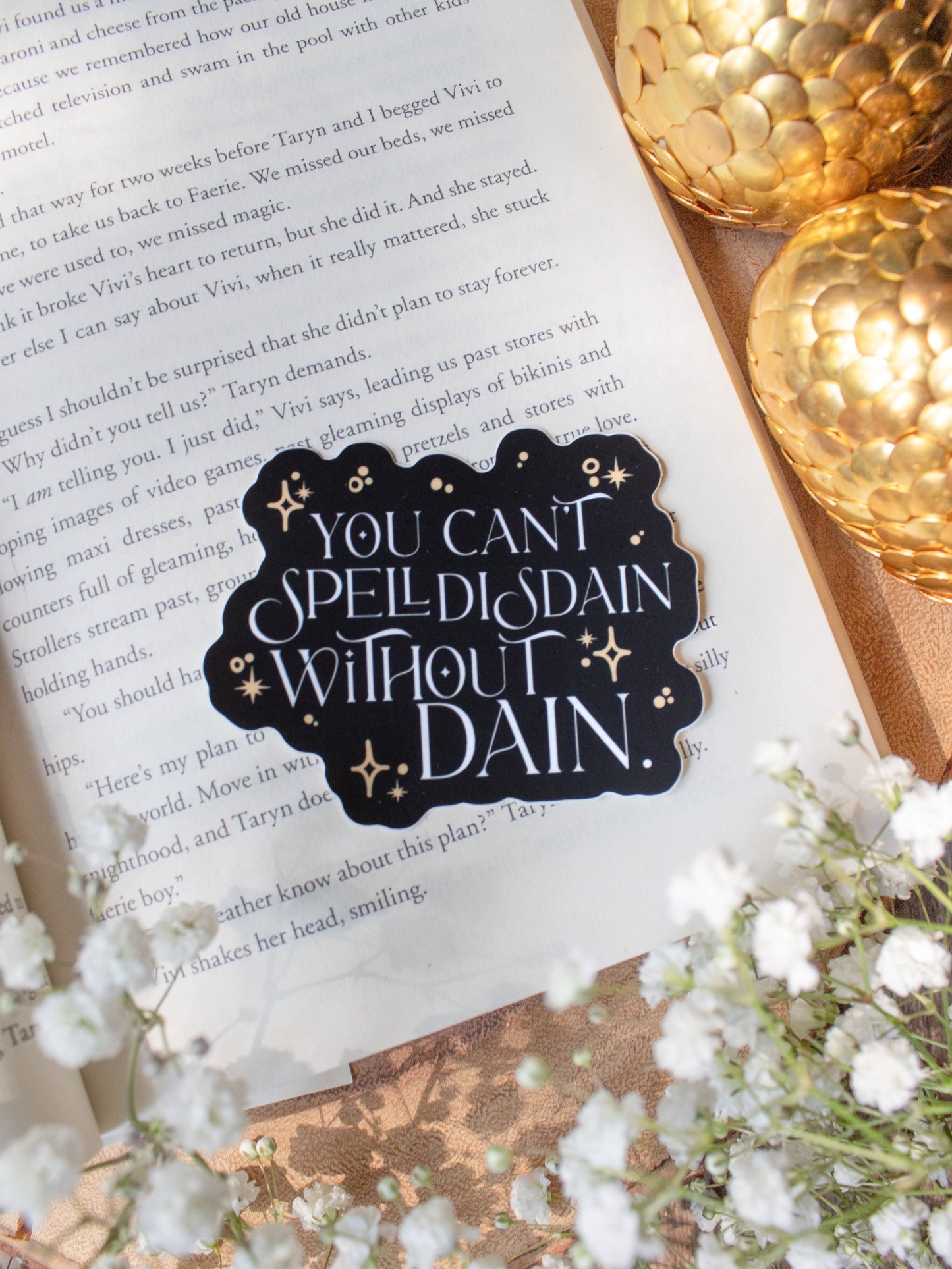 Fourth Wing | You Can't Spell Disdain Without Dain Sticker