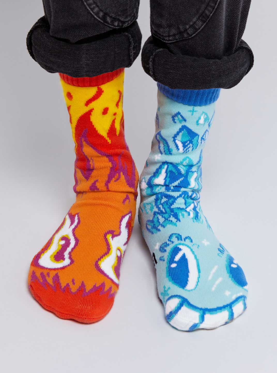 Burnie & Icey | Kids Mismatched Socks by Nate Bear
