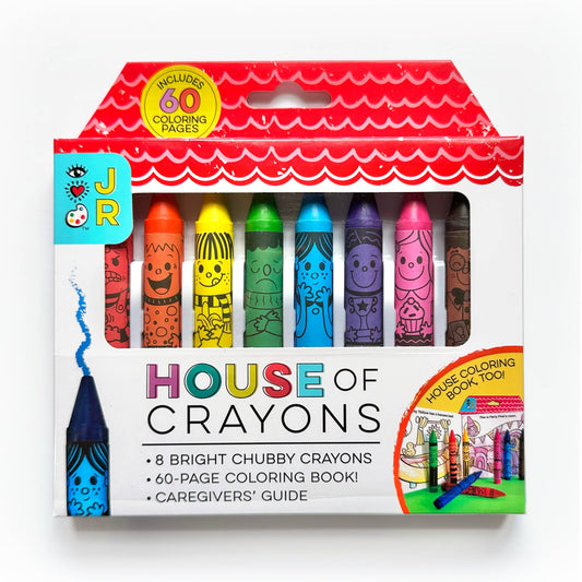 iHeartArt Jr House of Crayons with coloring book