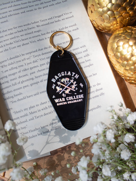 Fourth Wing | Basgiath War College Motel Keychain