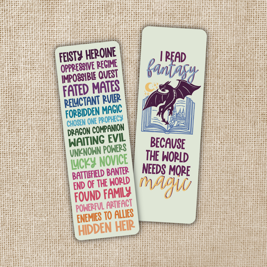 Best Fantasy Tropes Bookmark