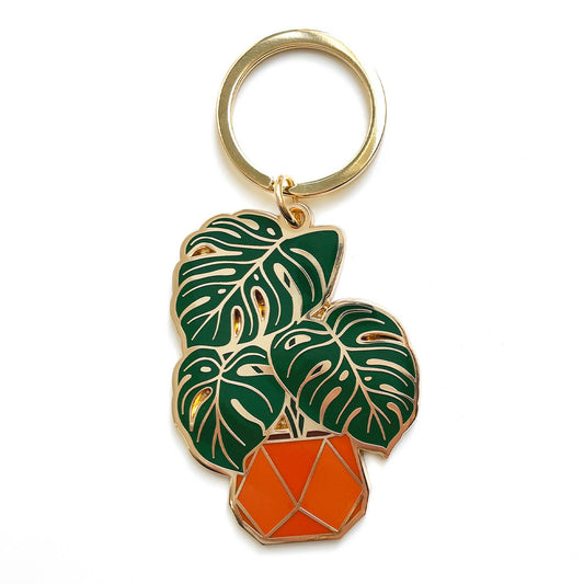 Monstera Plant Keychain | Spring Gift | Garden Gift