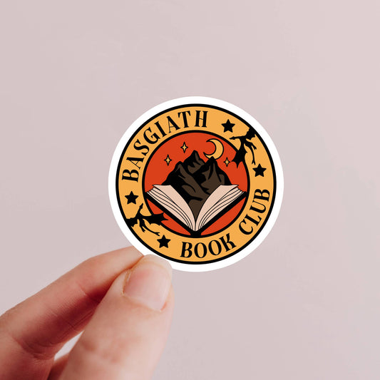 Basgiath Book Club Sticker - Fourth Wing Inspired