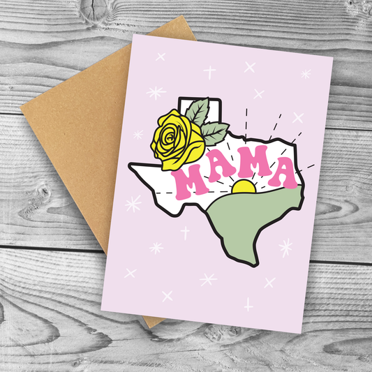 Texas Mama Greeting Card