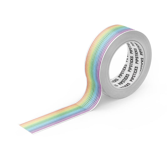 Pinstriped Rainbow Washi Tape