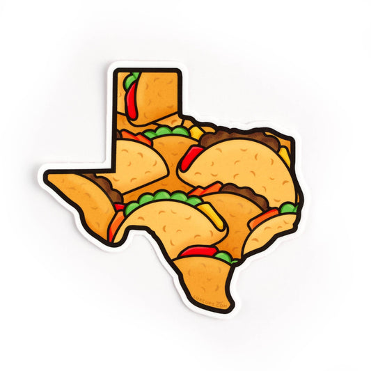 Texas Tacos Sticker