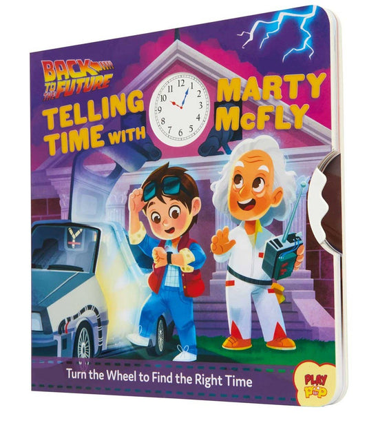 Back to the Future: Telling Time with Marty McFly: (Pop Culture Board Books, Teaching Telling Time, Books about Telling Time) (PlayPop)
