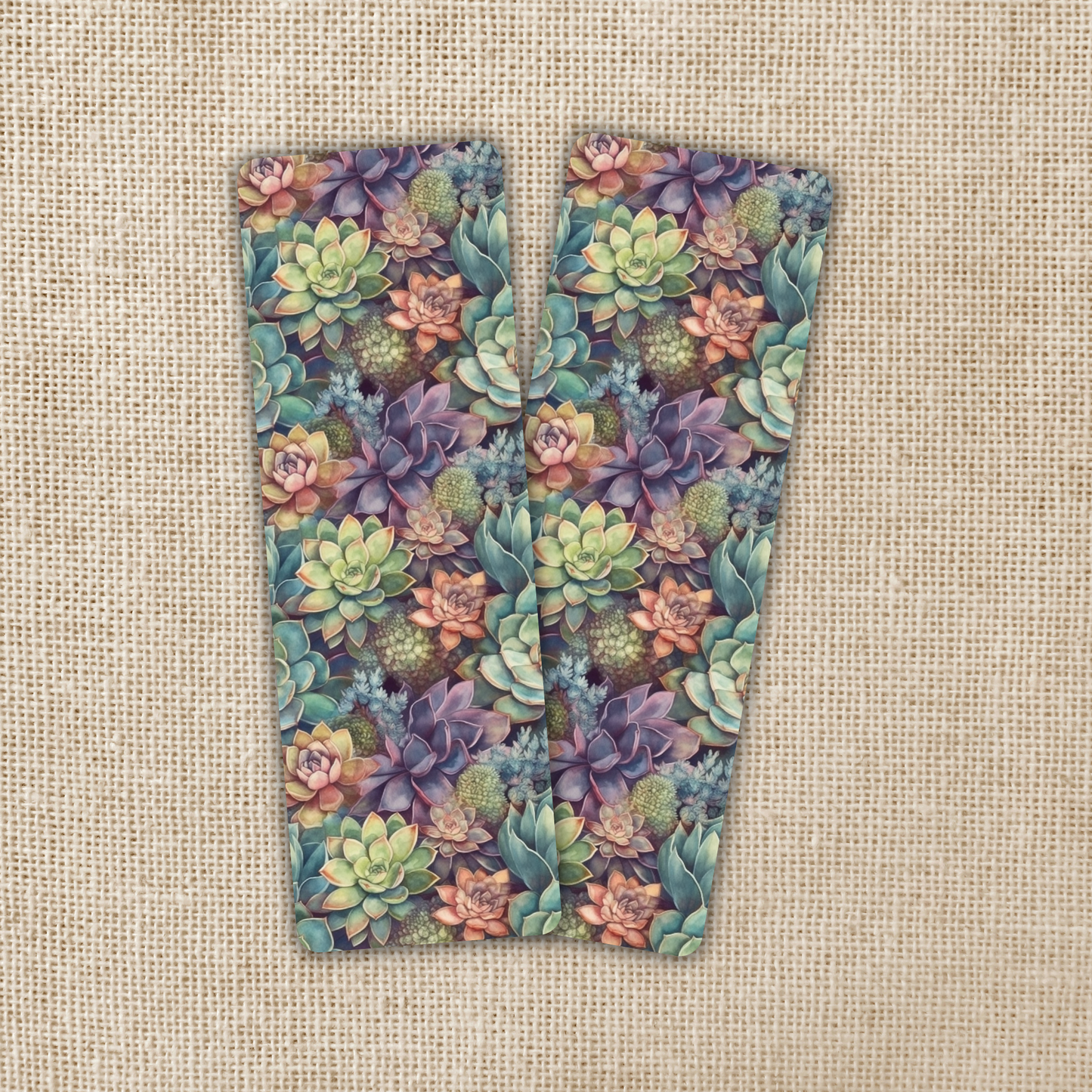 Succulent Pattern Bookmark