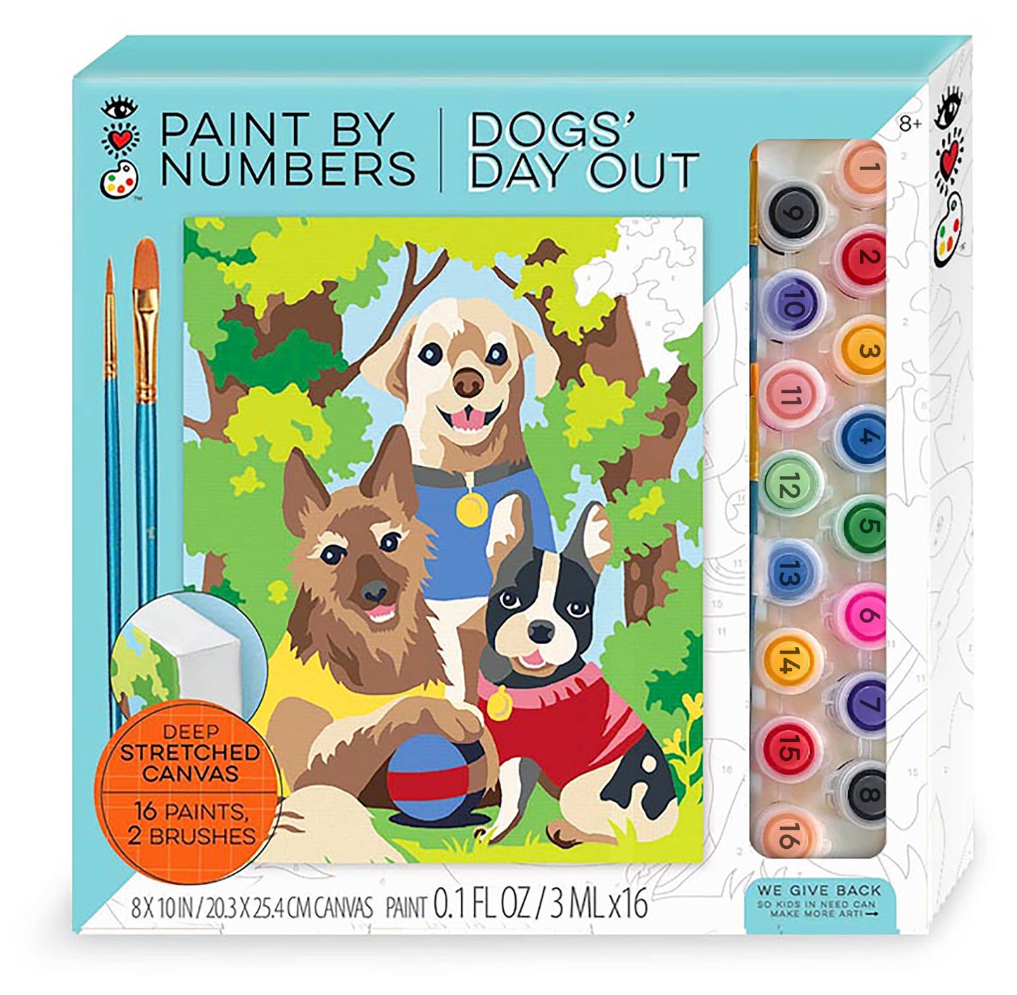 iHeartArt Paint By Numbers Dogs' Day Out