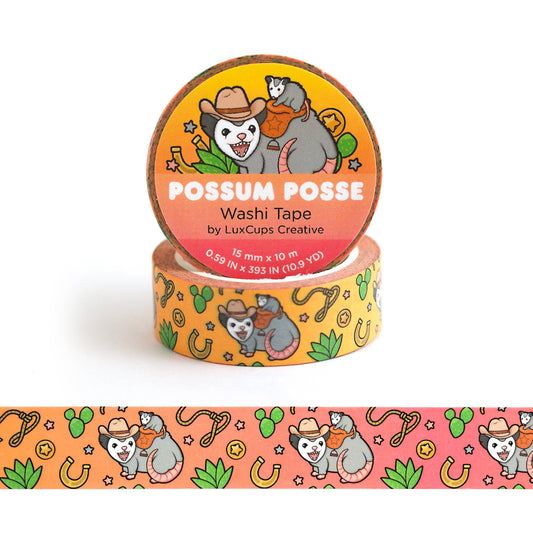 Possum Posse Washi Tape