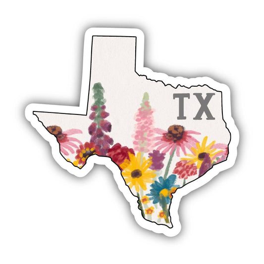 Texas Painterly Pattern Sticker